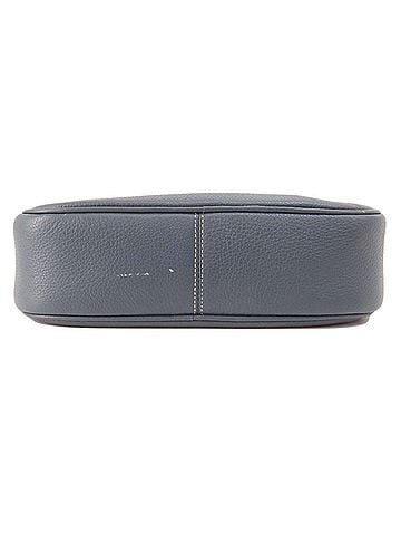 Coach Navy Leather Shoulder Bag (view 2)