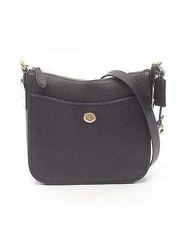 Coach Black Leather Shoulder Bag (view 1)