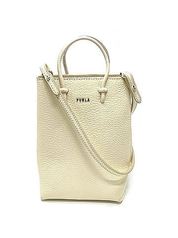 FURLA Beige Leather Shoulder Bag (view 1)