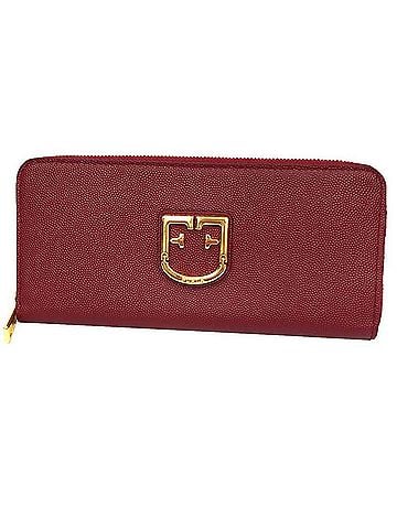 FURLA Bordeaux Leather Long Wallet (Bi-Fold) (view 1)