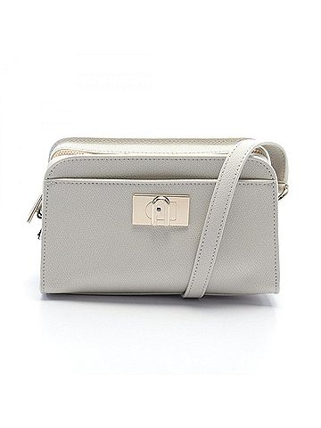 FURLA White Leather Shoulder Bag (view 1)