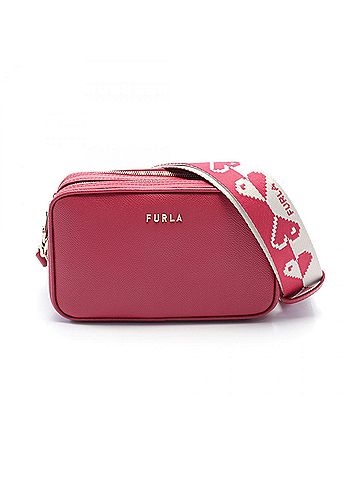 FURLA Pink Leather Shoulder Bag (view 1)