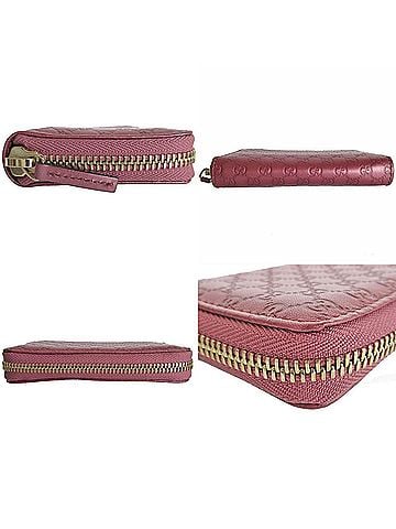 Gucci Metallic Pink Leather Business Card Case (view 2)