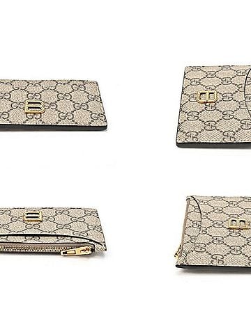 Gucci Beige Gg Supreme Card Case (view 2)
