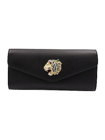 Gucci Black Leather Clutch Bag (view 1)