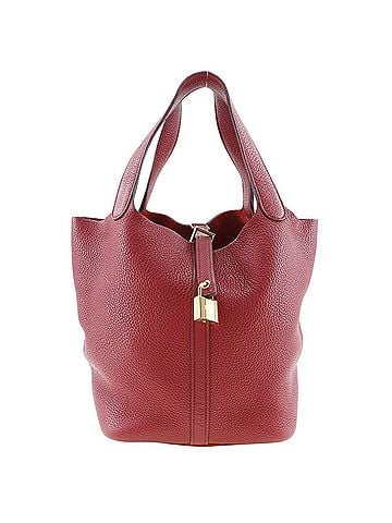 Hermès Picotin Red Color Taurillon Clemence Leather Handbag (view 1)