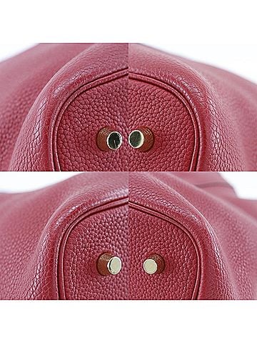 Hermès Picotin Red Color Taurillon Clemence Leather Handbag (view 2)