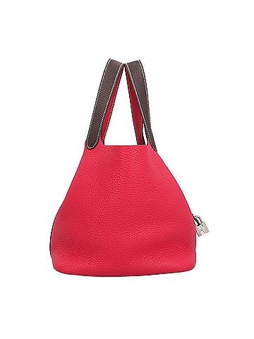 Hermès Red Color Leather Handbag (view 2)