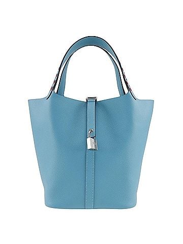 Hermès Light Blue Epsom Leather Handbag (view 1)