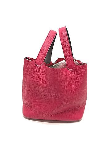 Hermès Pink Leather Handbag (view 1)
