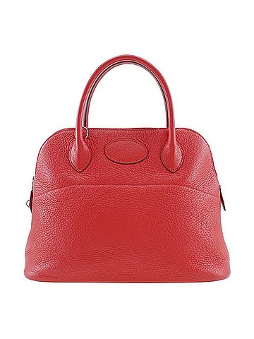 Hermès Bolide Red Color Taurillon Clemence Leather Handbag (view 1)