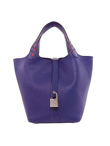 Hermès Blue Navy Epsom Leather Handbag (view 1)