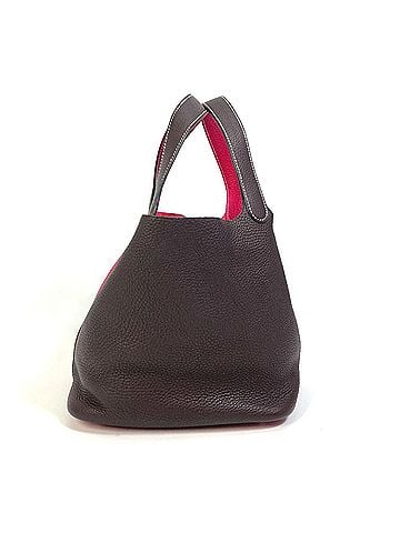Hermès Red Leather Handbag (view 2)