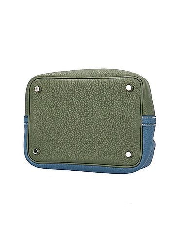 Hermès Blue Leather Handbag (view 2)