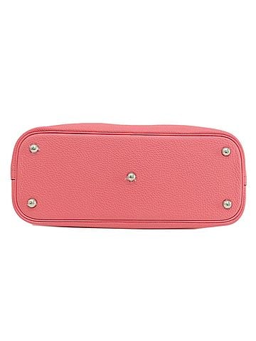 Hermès Pink Rose Azalee Taurillon Clemence Leather Handbag (view 2)