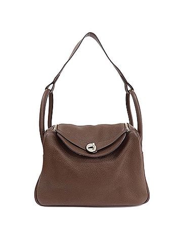 Hermès Brown Leather Handbag (view 1)