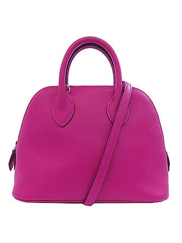 Hermès Bolide Pink Leather Handbag (view 1)