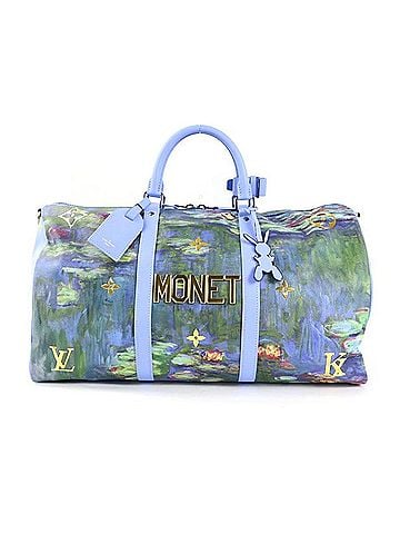 Louis Vuitton Blue Leather Boston Bag Handbag (view 1)