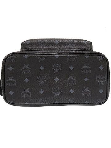 MCM Black Leather Backpack (view 2)