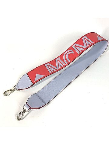 MCM Light Purple Red Color Leather Strap (view 1)