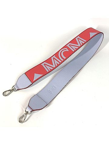 MCM Light Purple Red Color Leather Strap (view 2)