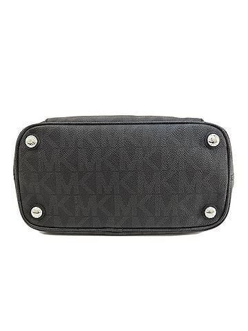 Michael Kors Black Leather Coated Canvas Handbag (view 2)