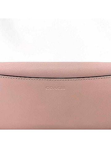 Coach Black Pink Leather Long Wallet (Bi-Fold) (view 2)