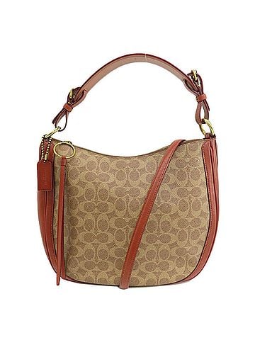 Coach Brown Pvc Handbag (view 1)