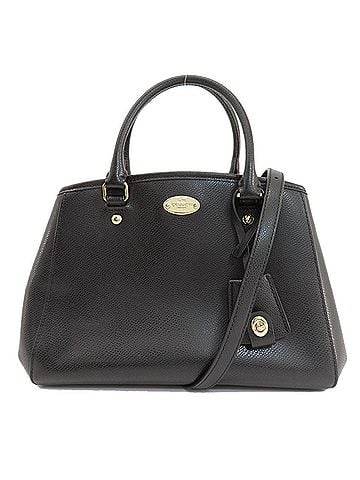 Coach Black Pvc Handbag (view 1)