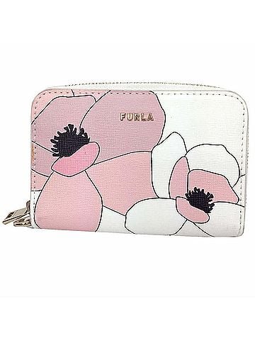 FURLA Pink White Leather Card Case (view 1)