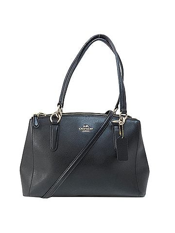 Coach Black Leather Handbag (view 1)