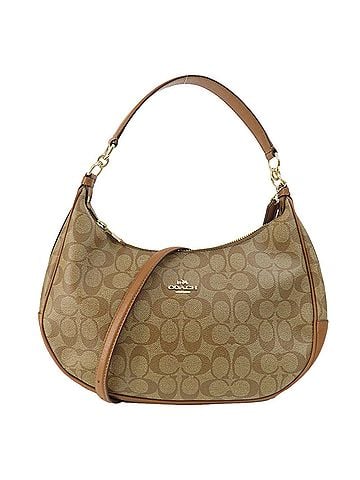 Coach Brown Pvc Shoulder Bag (view 1)