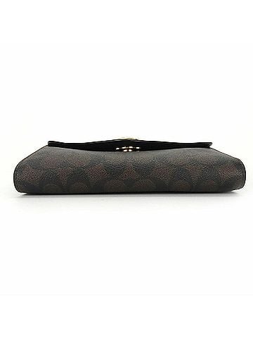 Coach Black Dark Brown Leather Shoulder Bag (view 2)