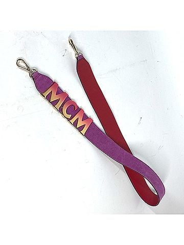MCM Gold Purple Leather Strap (view 1)
