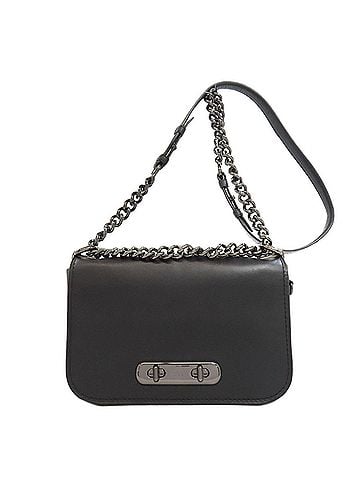 Coach Black Leather Shoulder Bag (view 1)