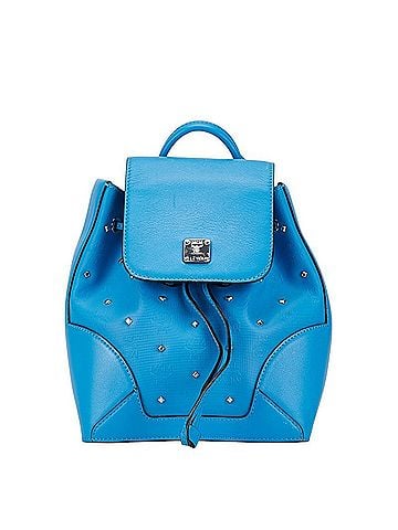 MCM Visetos Light Blue Leather Backpack (view 1)