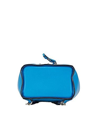 MCM Visetos Light Blue Leather Backpack (view 2)