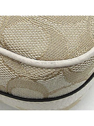 Coach Beige Ivory Jacquard Leather Pochette Shoulder Bag (view 2)