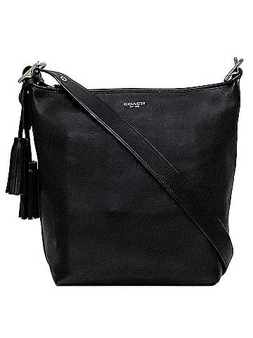 Coach Black Leather Shoulder Bag (view 1)