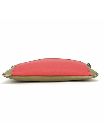 Coach Beige Pink Leather Shoulder Bag (view 2)