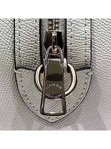Coach White Leather Handbag Shoulder Bag (view 2)