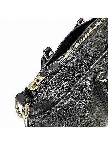 Coach Black Leather Handbag Shoulder Bag (view 2)