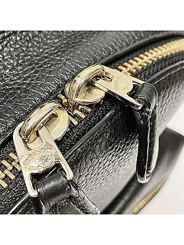 Coach Black Leather Backpack (view 2)