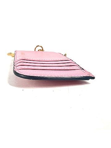 Versace Gold Pink Leather Coin Purse/Coin Case (view 2)
