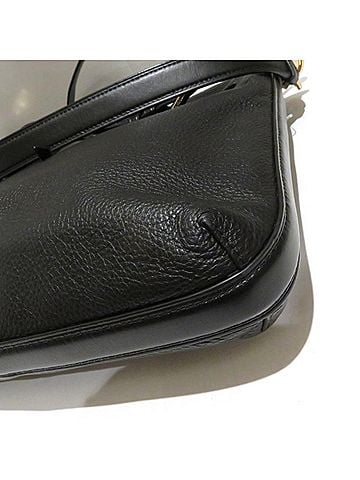 Coach Black Leather Shoulder Bag (view 2)