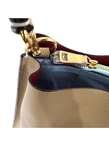 Coach Beige Leather Shoulder Bag (view 2)
