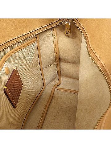 Coach Light Brown Fur Handbag (view 2)