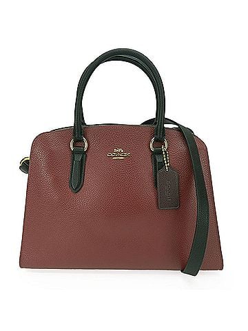 Coach Black Bordeaux Leather Handbag (view 1)