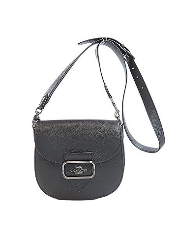 Coach Black Leather Shoulder Bag (view 1)