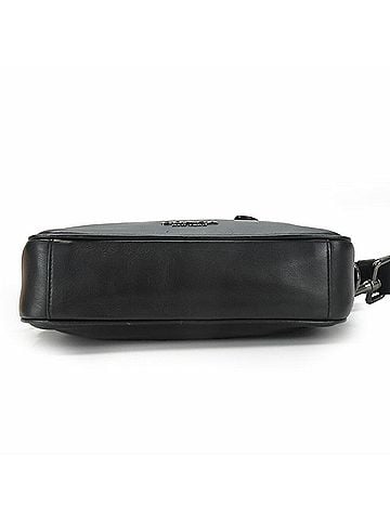 Coach Black Leather Shoulder Bag Sling Bag (view 2)